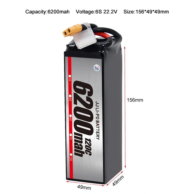 6s Battery – 6200mAh 22.2V T Plug: Unleash Your Drone's Power!
